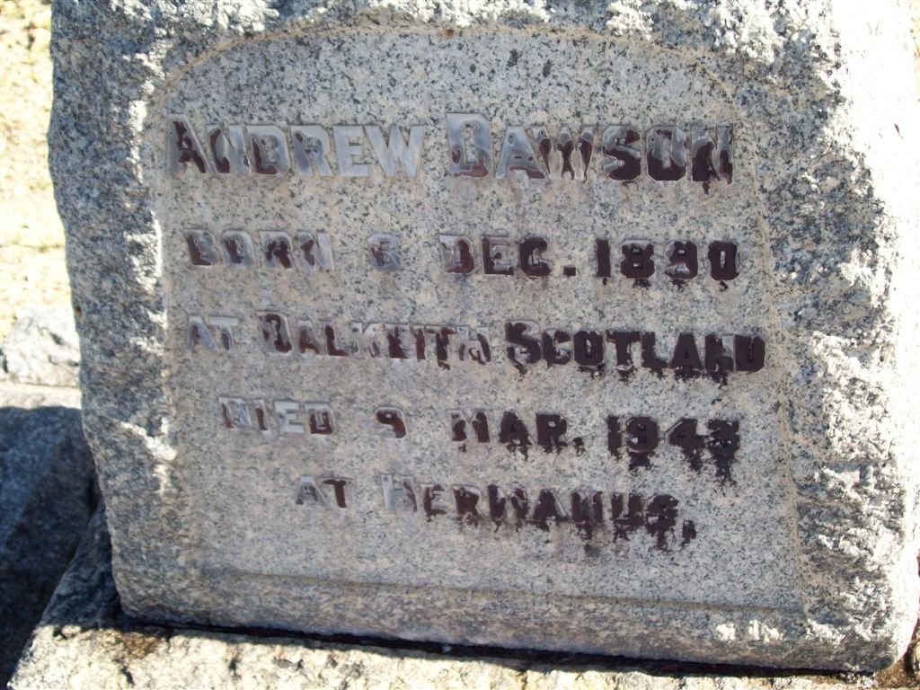 DAWSON Andrew 1890-1943