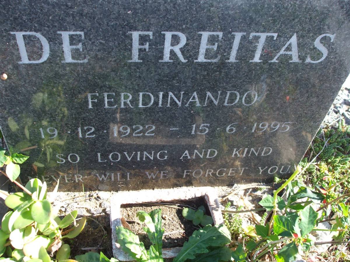 FREITAS Ferdinando, de 1922-1995