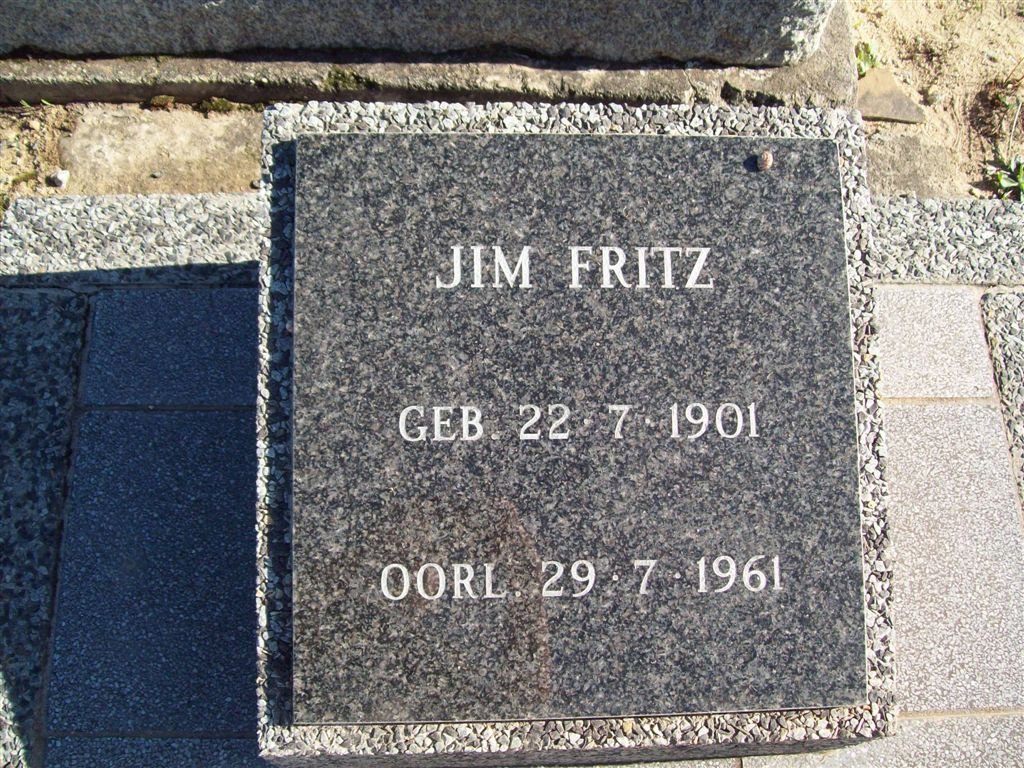 FRITZ Jim 1901-1961