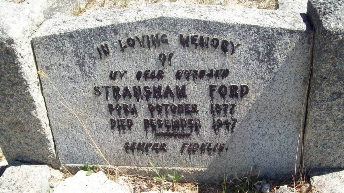 FORD Stransham 1877-1947