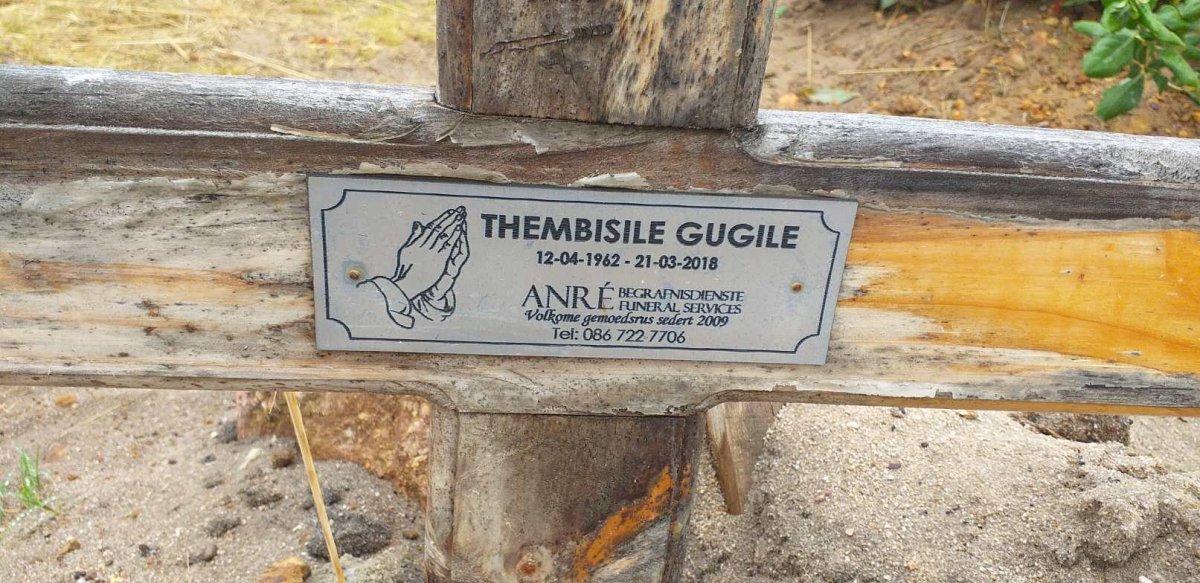 GUGILE Thembisile 1962-2018