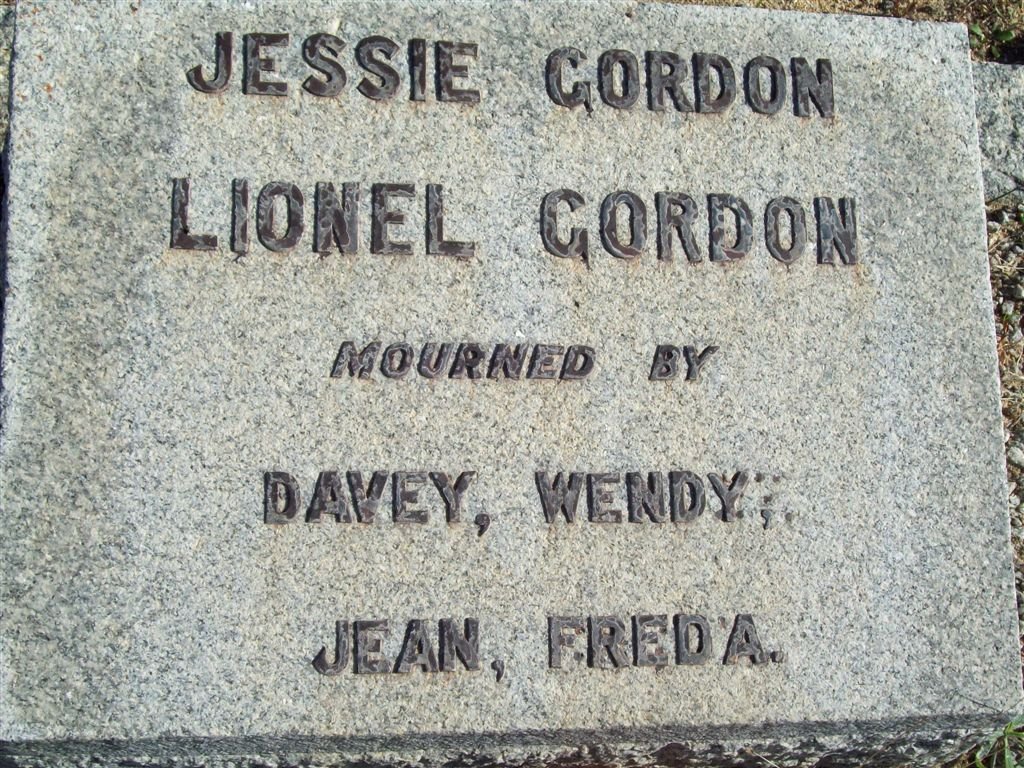GORDON Lionel :: GORDON Jessie