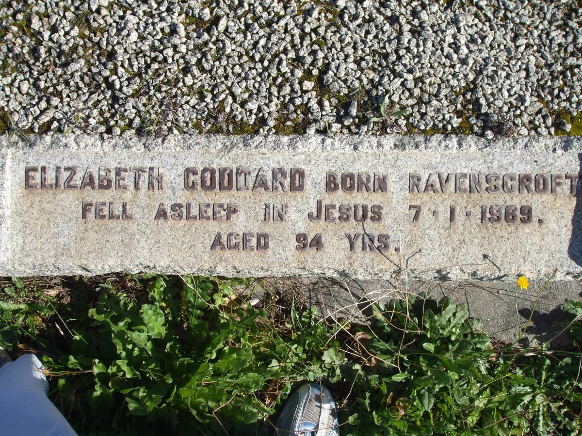 GODDARD Elizabeth nee RAVENSCROFT -1969