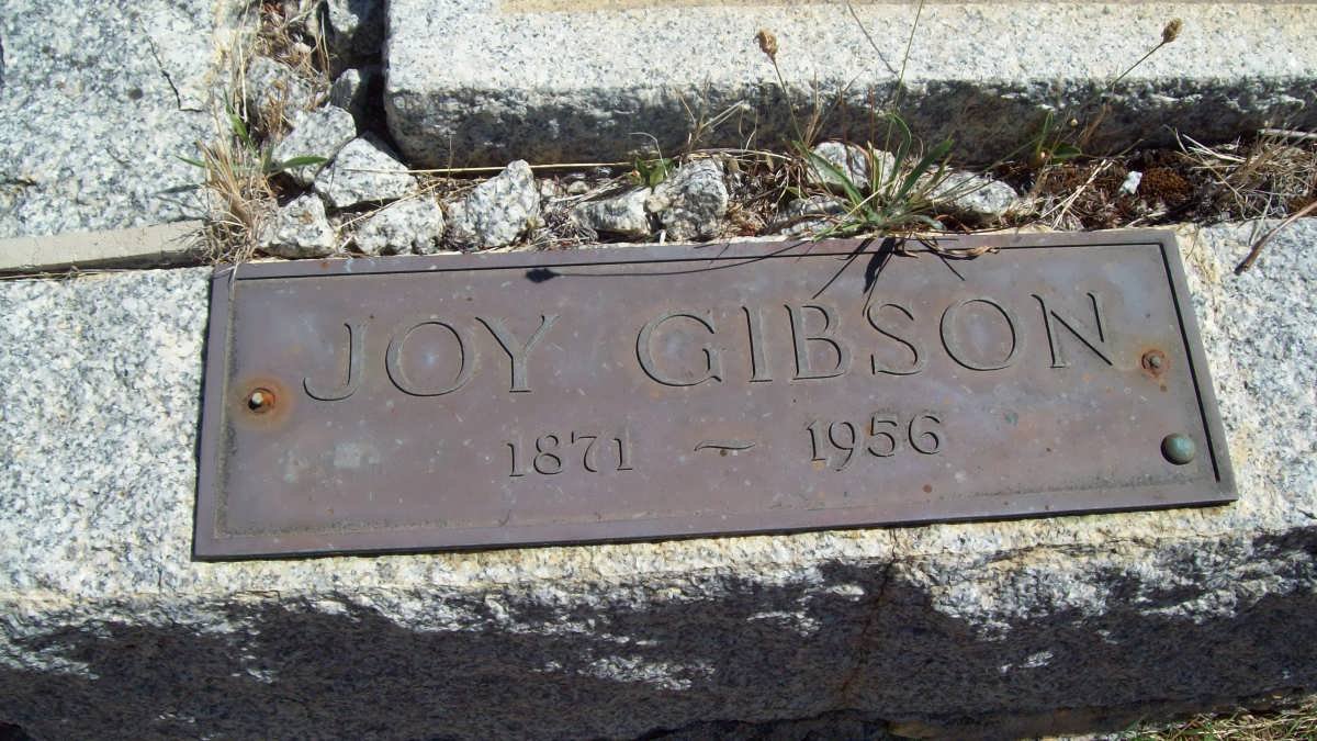 GIBSON Joy 1871-1956