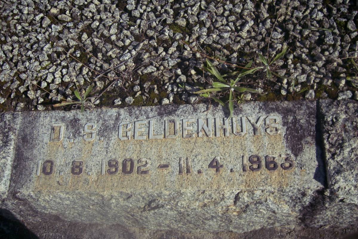 GELDENHUYS D.S. 1902-1963