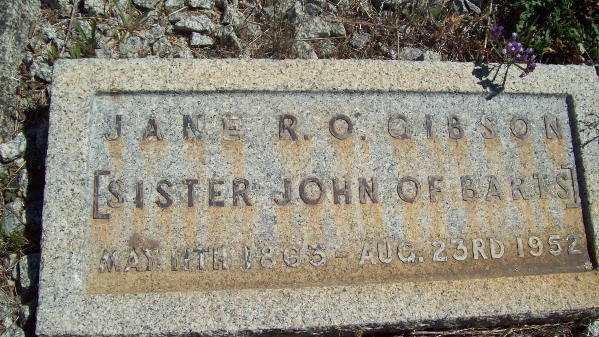 GIBSON Jane R.O. 1863-1952