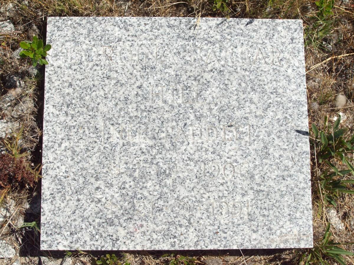 HILL Georgina Barbara nee ? 1906-1991