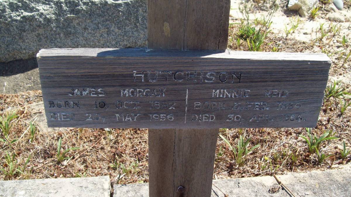 HUTCHISON James Morgan 18?2-1956 &amp; Minnie REID 1889-1964