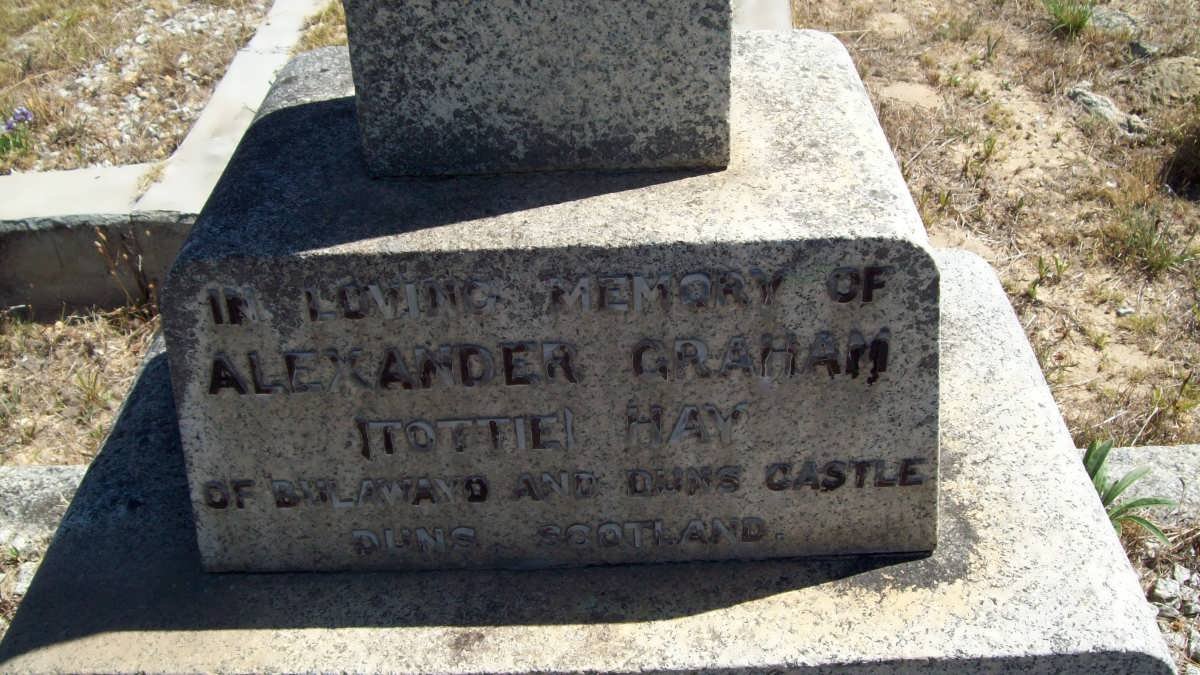 HAY Alexander Graham -1942 &amp; Stella Maud Dalrymple -1957