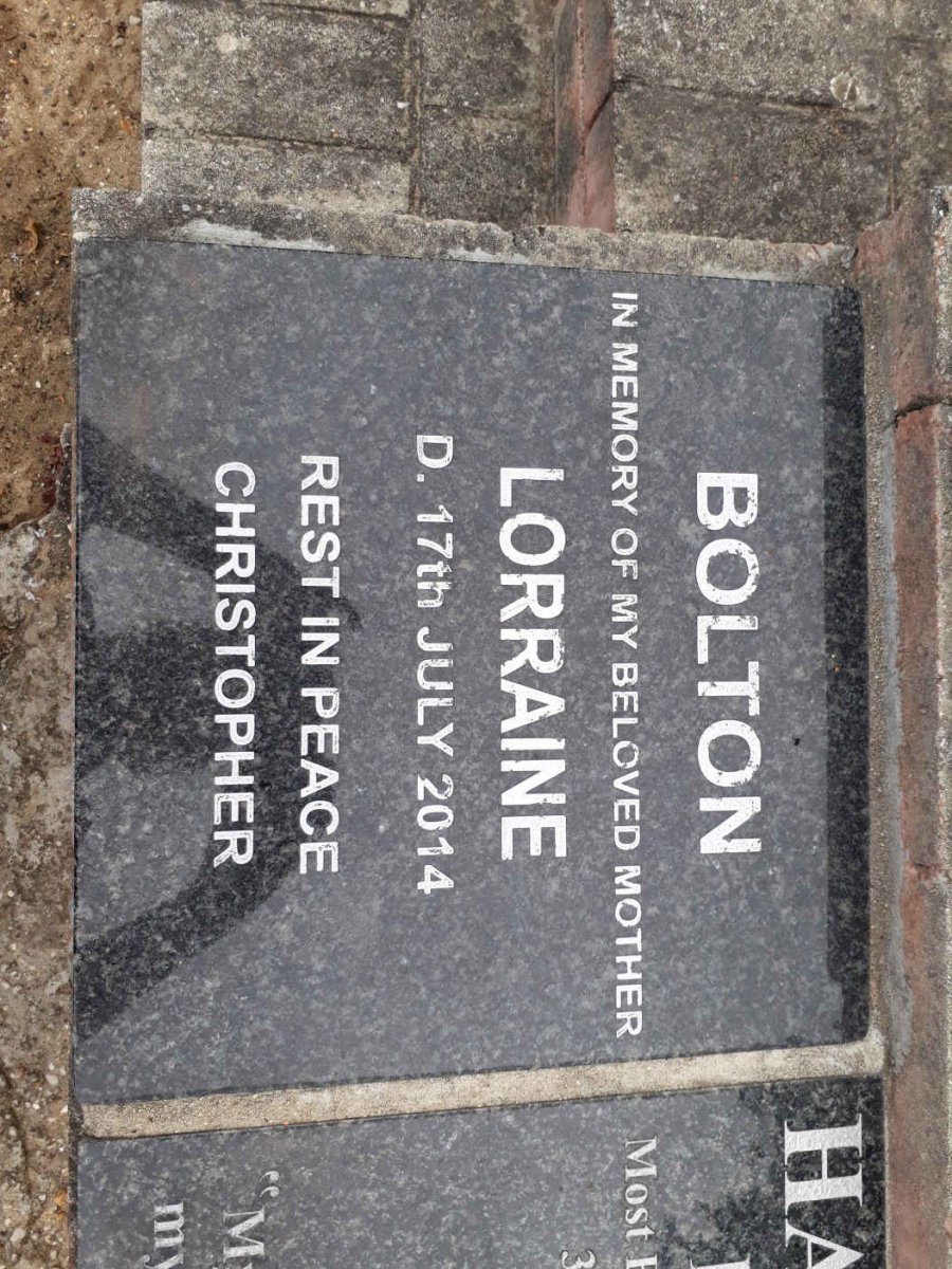 BOLTON Lorraine -2014