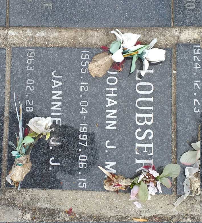 LOUBSER Johann J.M. 1955-1997 :: LOUBSER Jannie J.J. 1963-