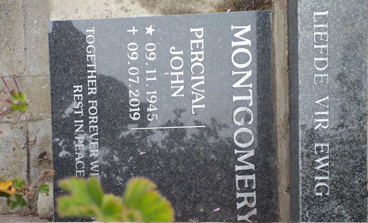 MONTGOMERY Percival John 1945-2019