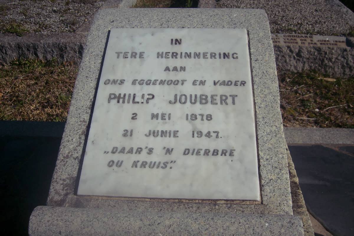 JOUBERT Philip 1878-1947
