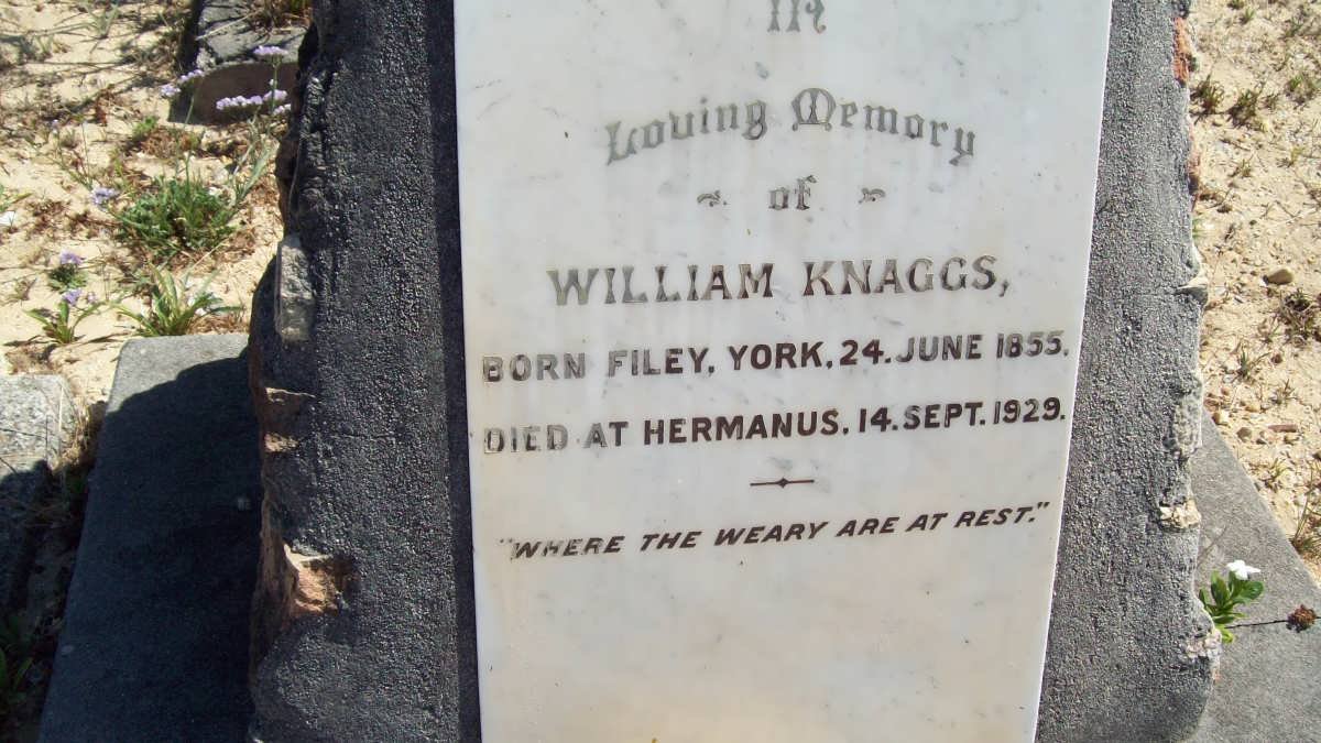 KNAGGS William 1855-1929