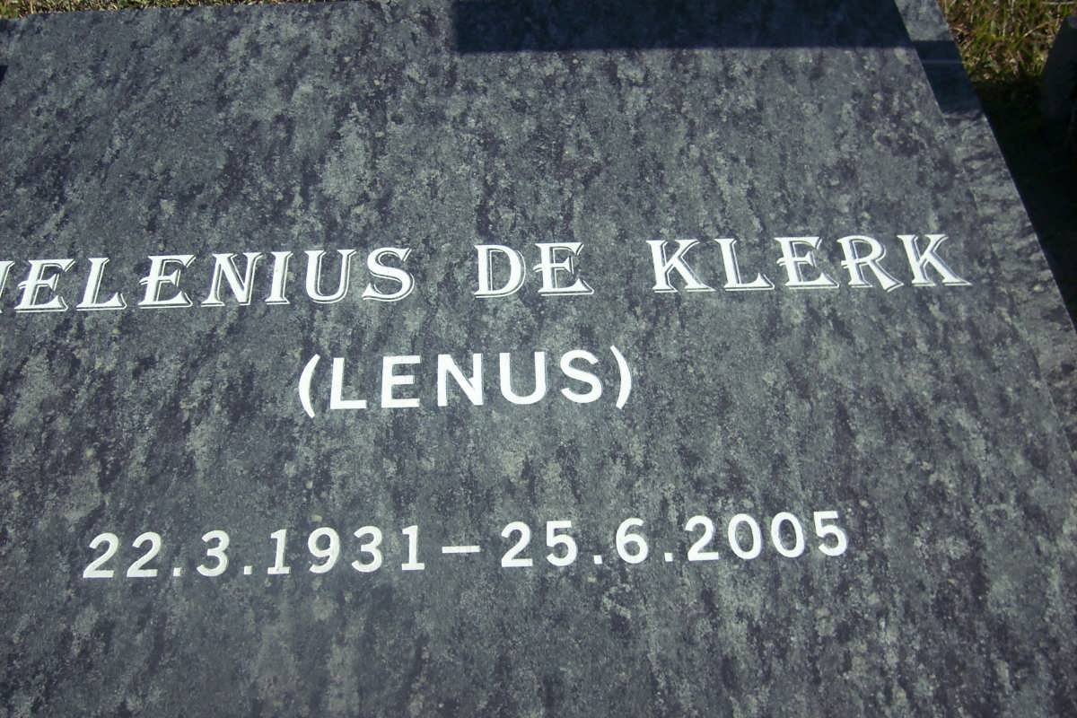 KLERK ?elenius, de 1931-2005