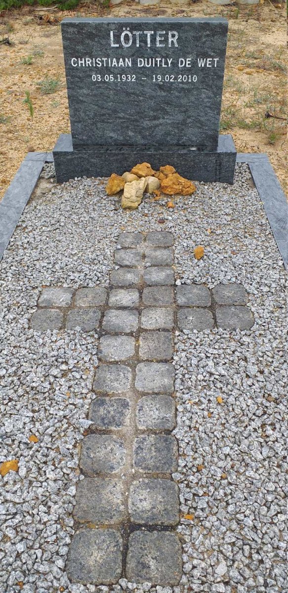 LOTTER Christiaan Duitly de Wet 1932-2010