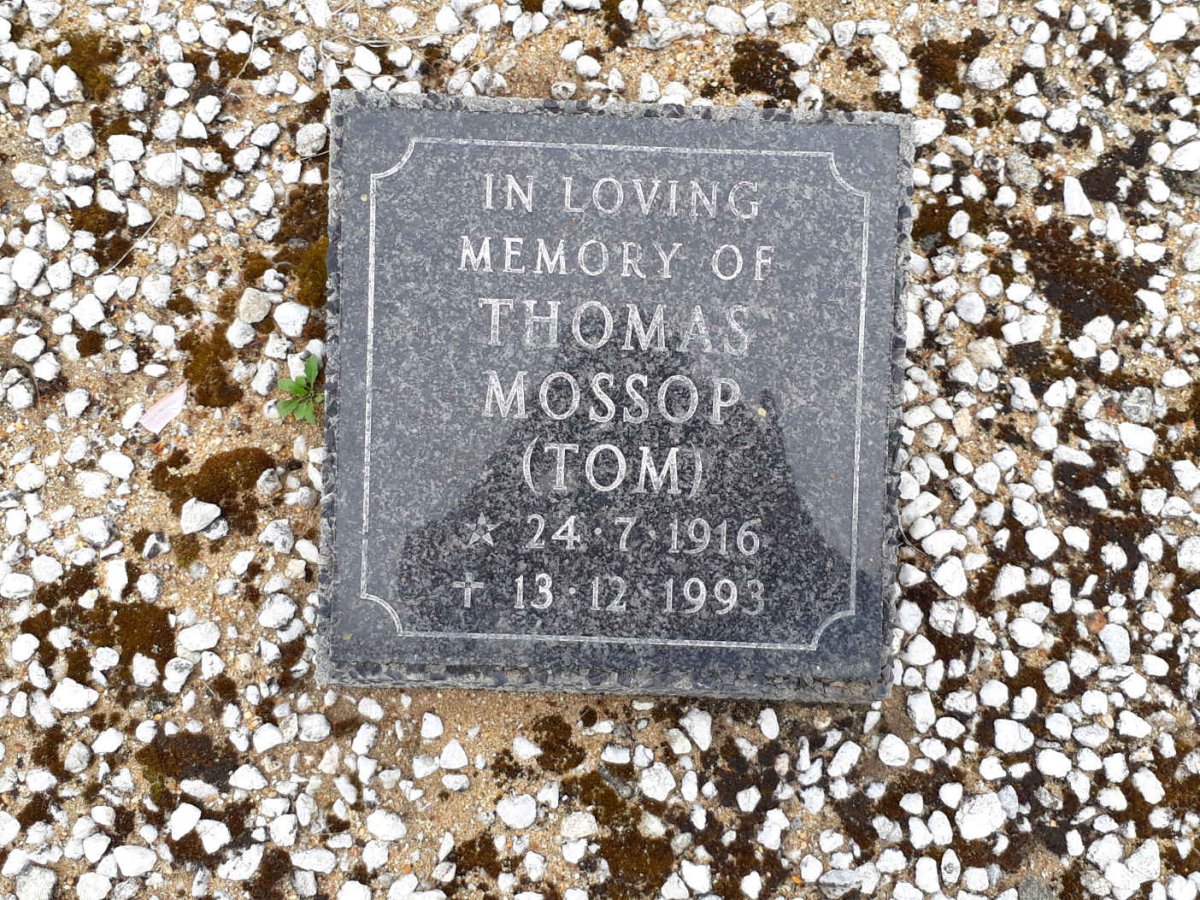 MOSSOP Thomas 1916-1993