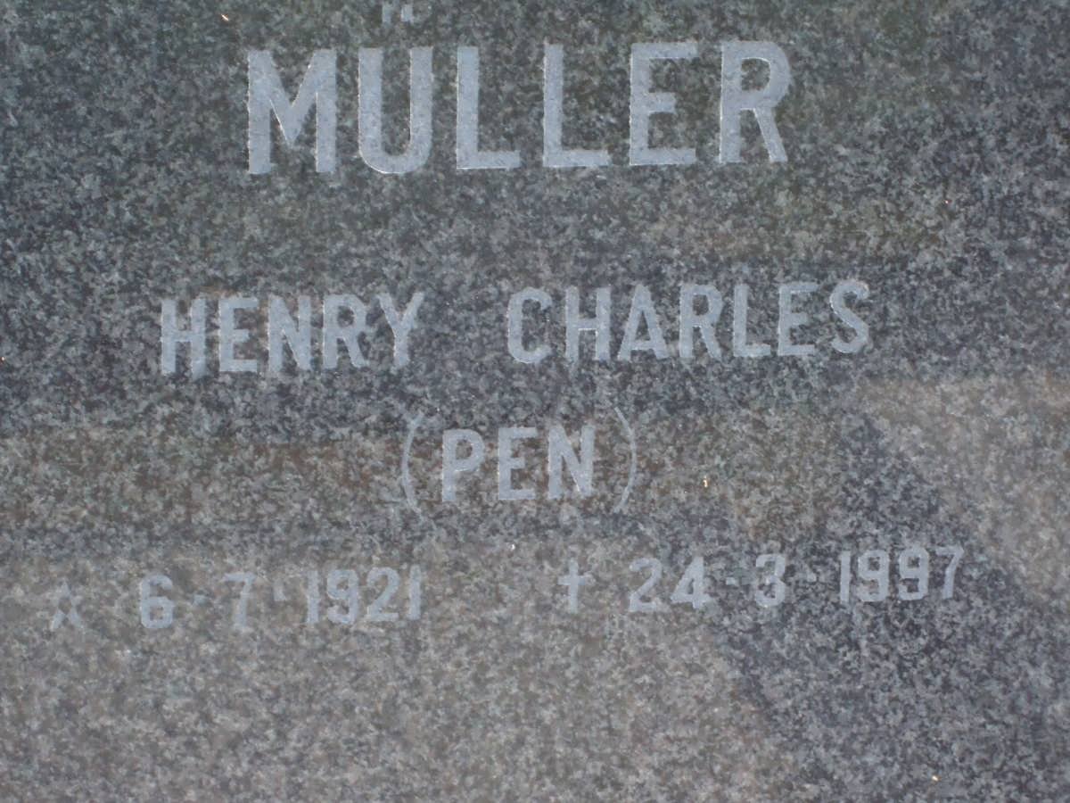 MULLER Henry Charles 1921-1997