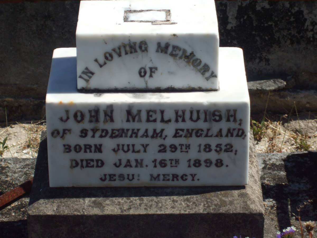 MELHUISH John 1852-1898