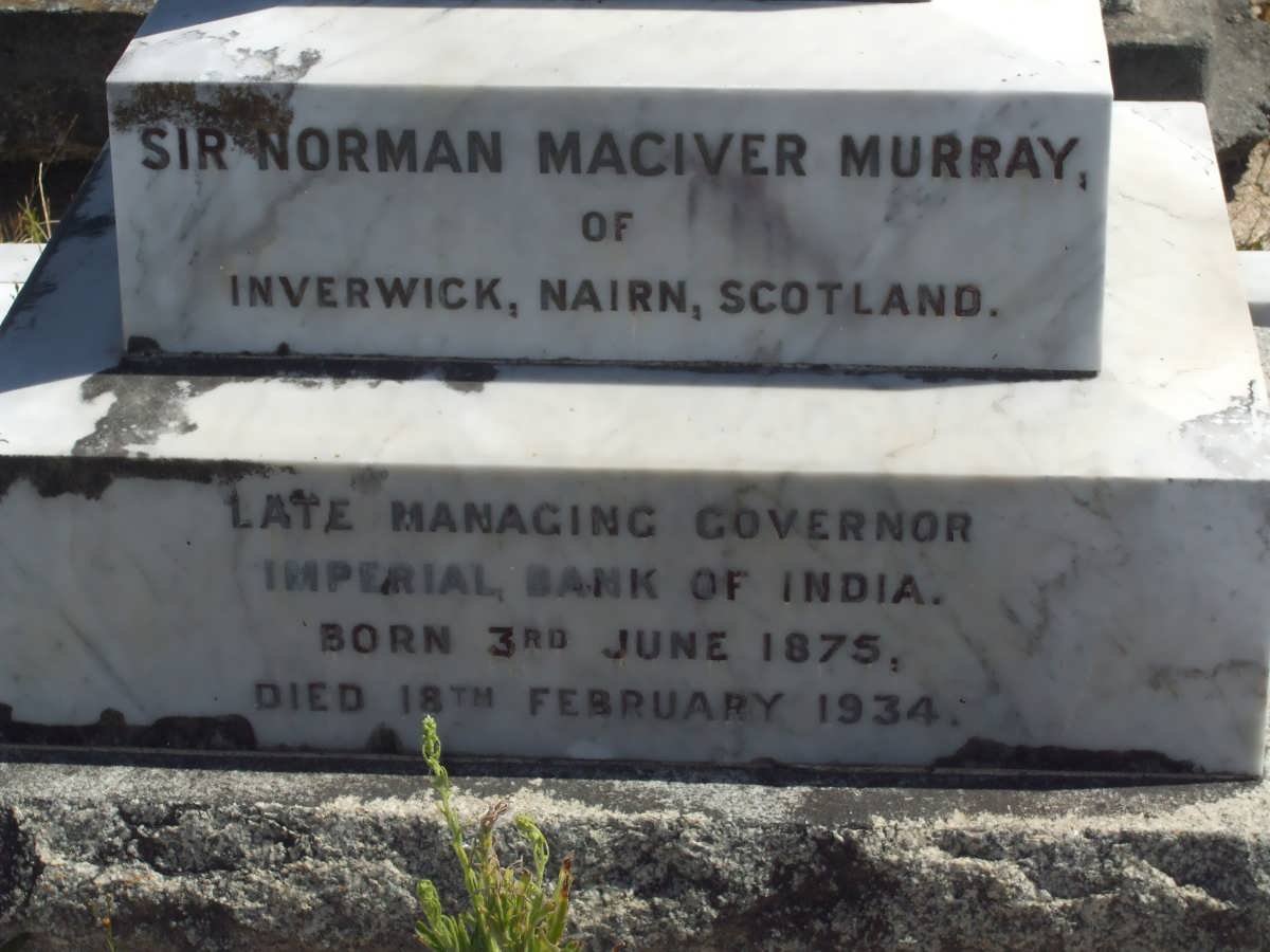 MURRAY Norman Maciver 1875-1934