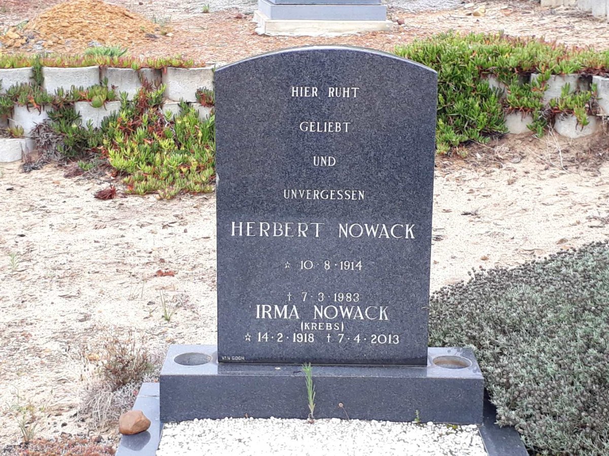 NOWACK Herbert 1914-1983 &amp; Irma KREBS 1918-2013