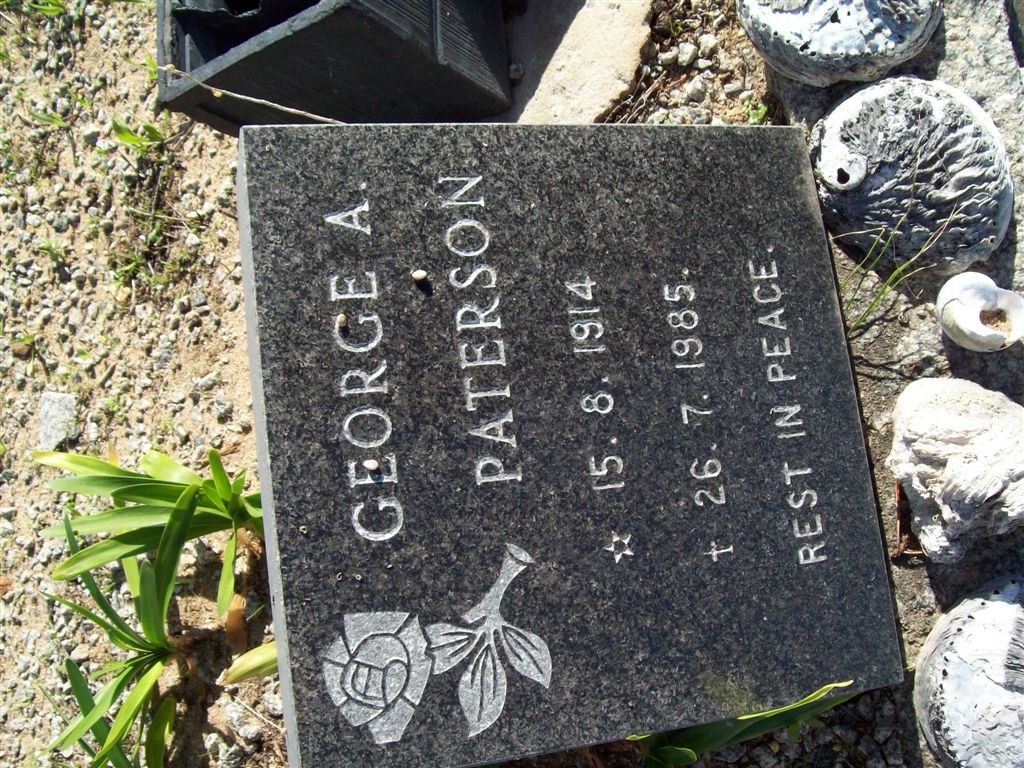 PATERSON George A. 1914-1985