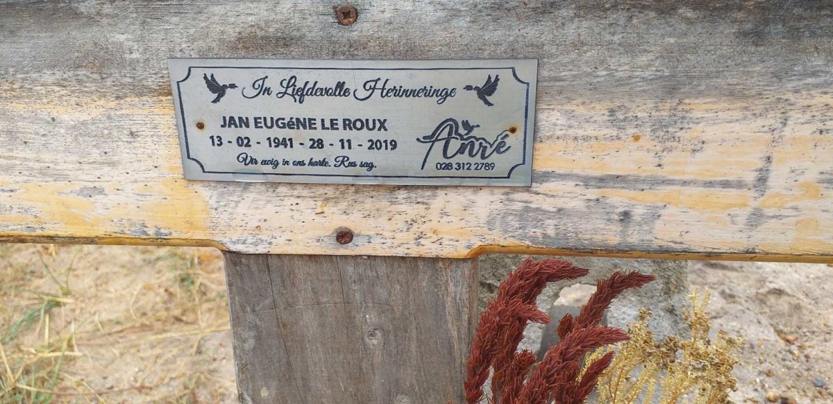 ROUX Jan Eugene, le 1941-2019