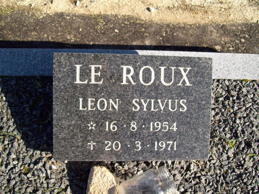 ROUX Leon Sylvus, le 1954-1971