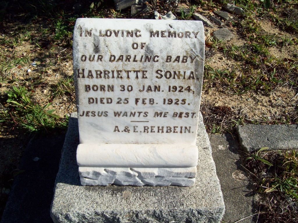 REHBEIN Harriette Sonia 1924-1925