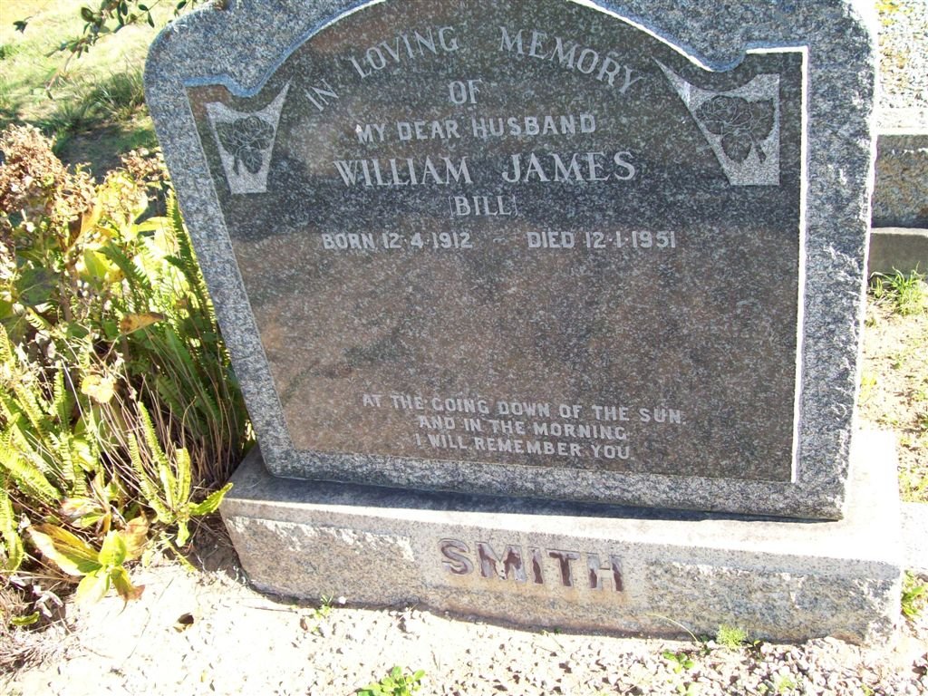 SMITH William James 1912-1951