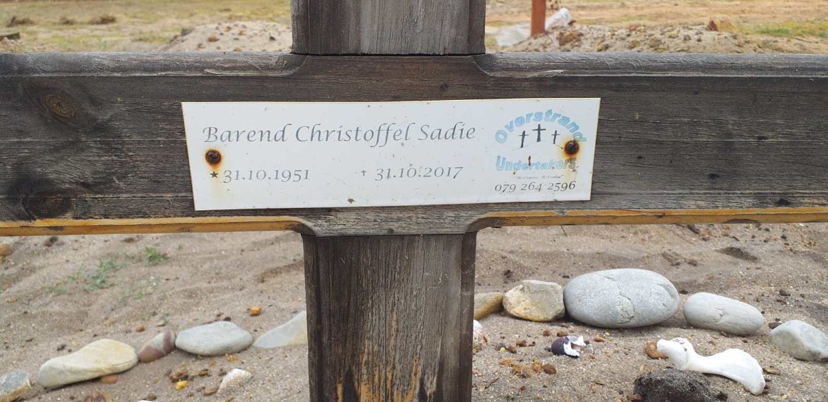 SADIE Barend Christoffel 1951-2017