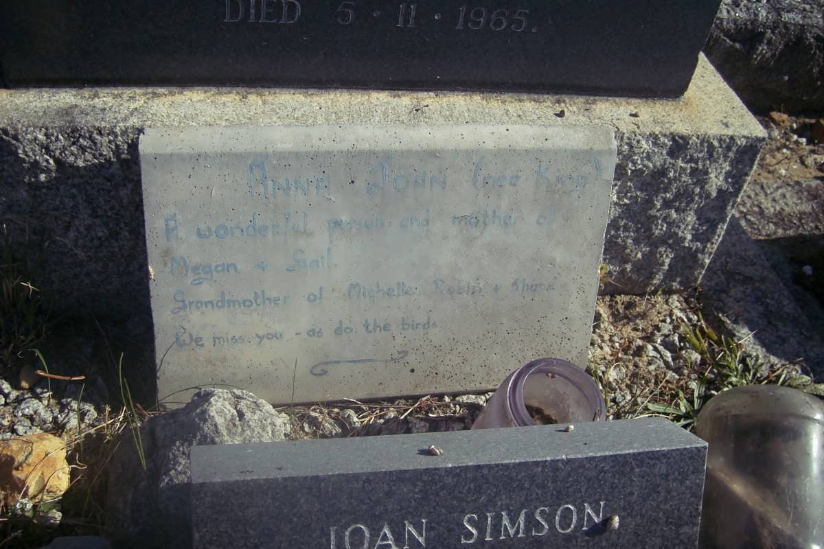 SIMSON Anne Joan nee KING 1925-1982_1