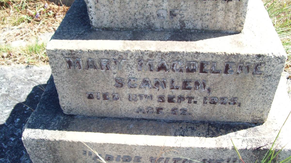 SCANLEN Mary Magdaleine -1925