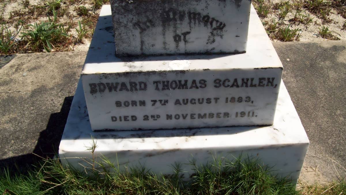 SCANLEN Edward Thomas 1883-1911