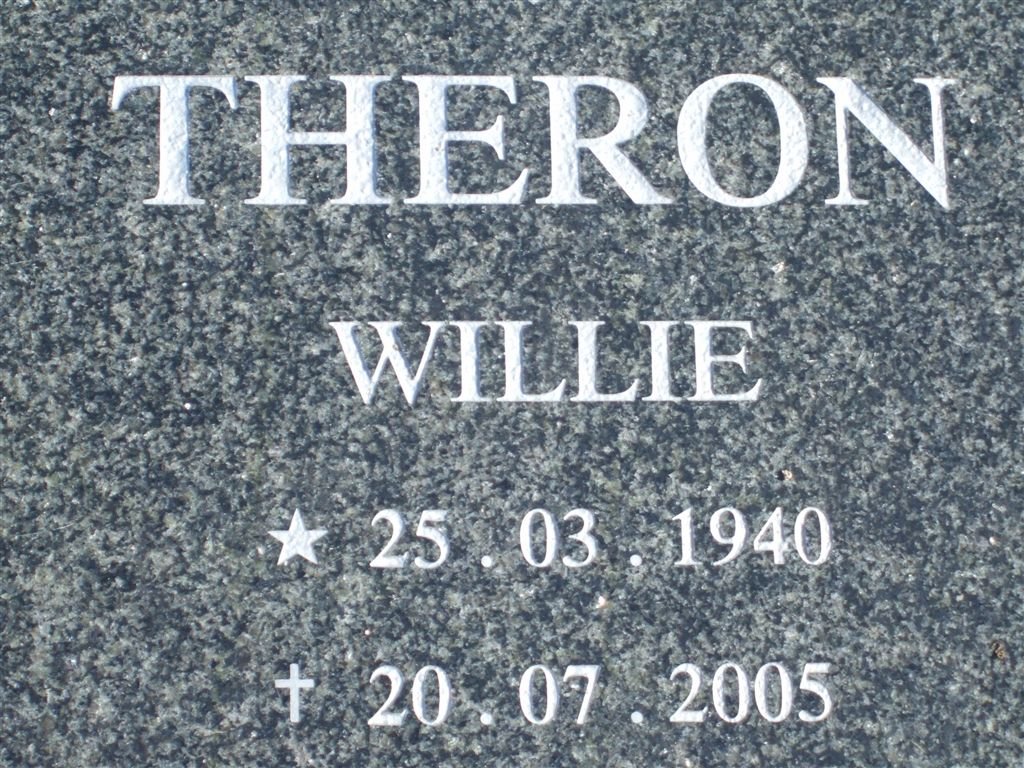 THERON Willie 1940-2005