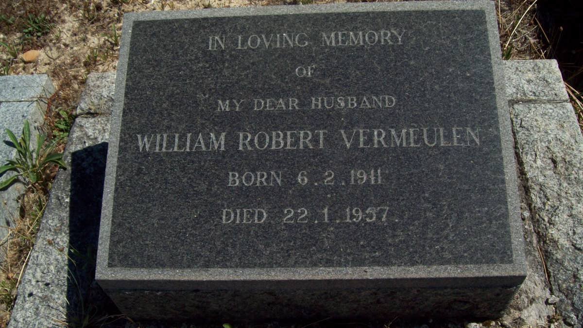 VERMEULEN William Robert 1911-1957