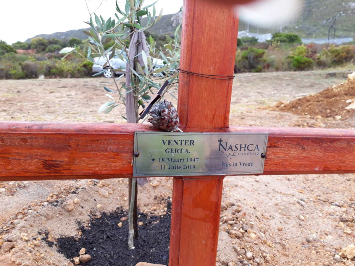 VENTER Gert A. 1947-2019