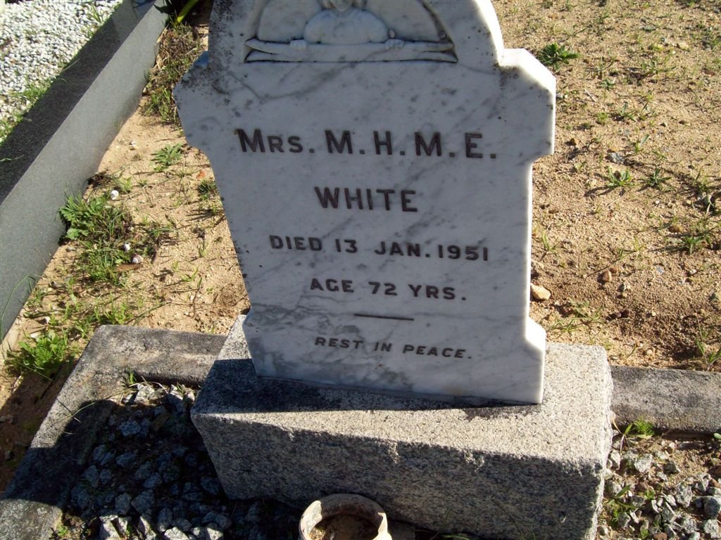WHITE M.H.M.E. -1951