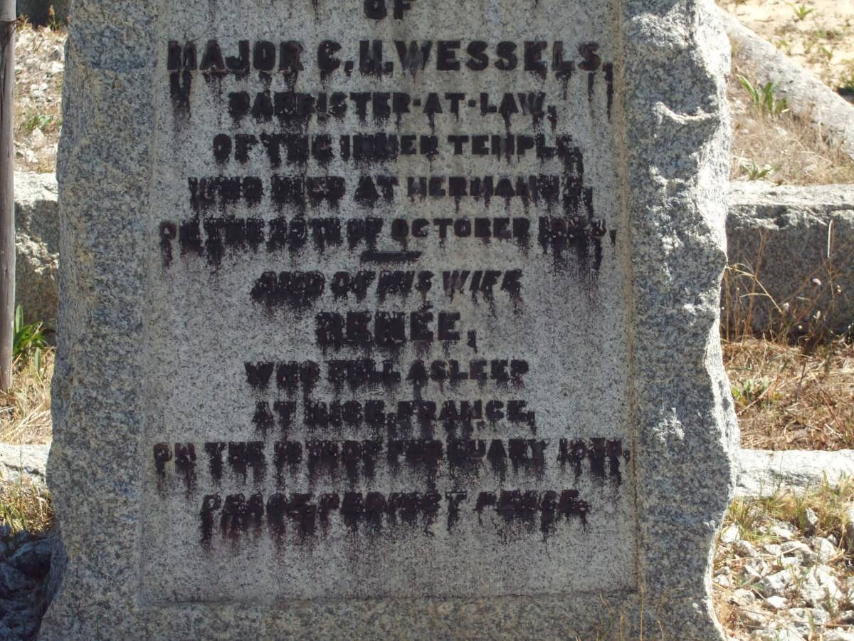 WESSELS C.H. -19?? &amp; Renée -19??