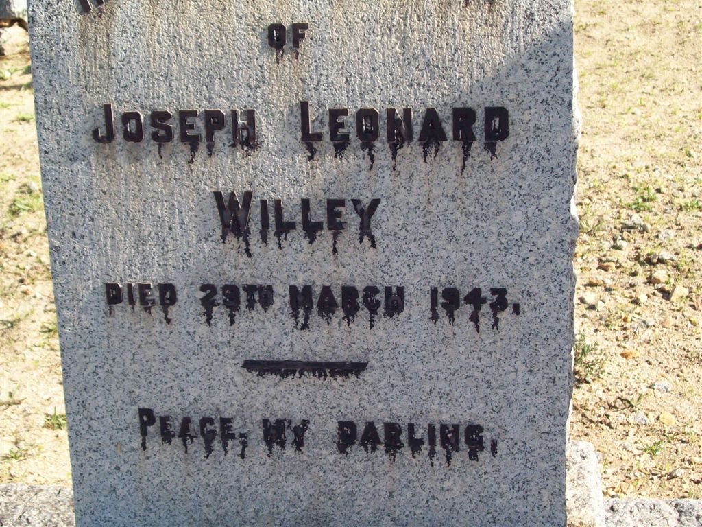 WILLEY Joseph Leonard -1943