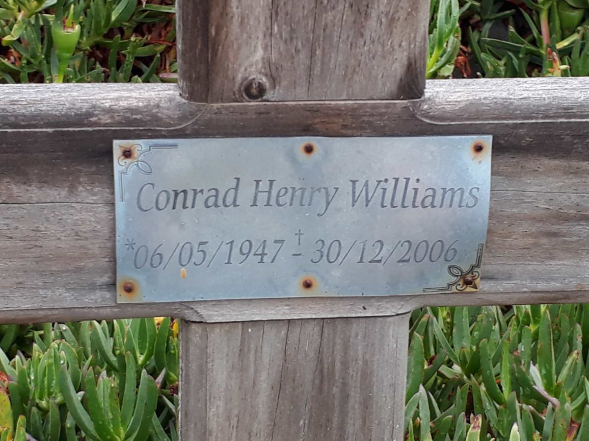 WILLIAMS Conrad Henry 1947-2006