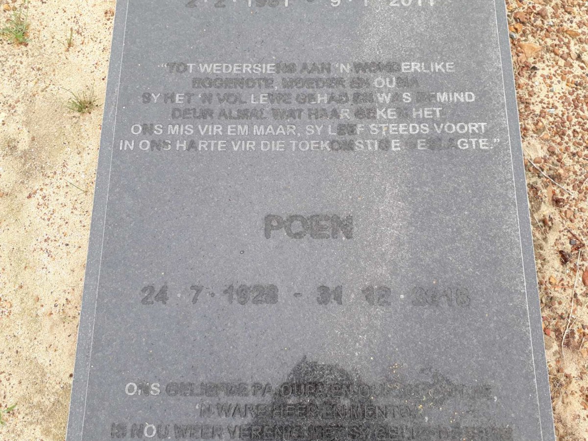 WESSELS Poen 1928-2018