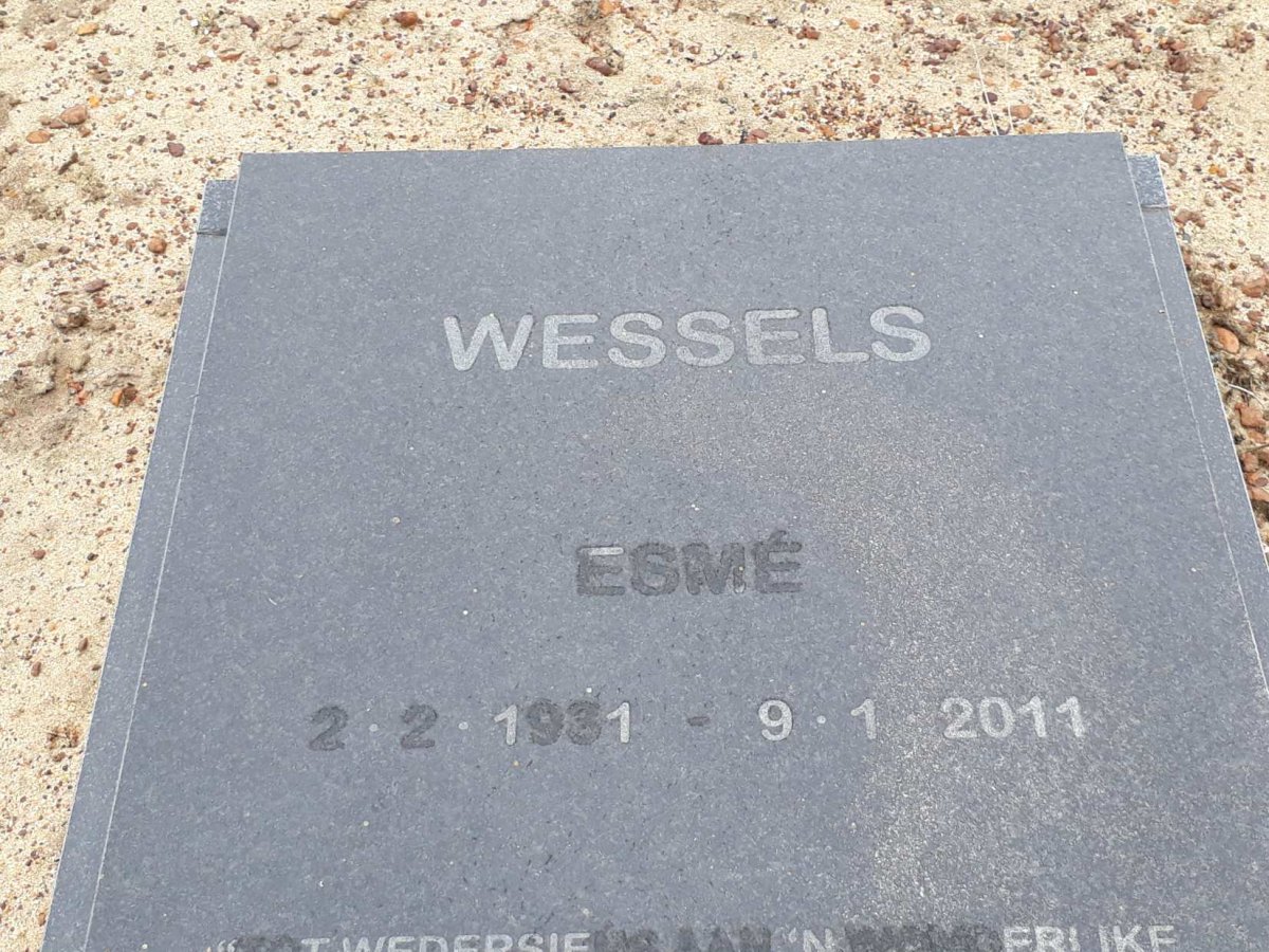 WESSELS Esme 1931-2011