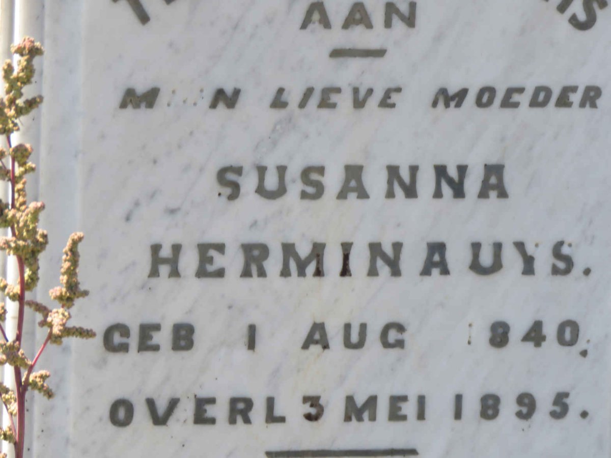 UYS Susanna Hermina 1840-1895
