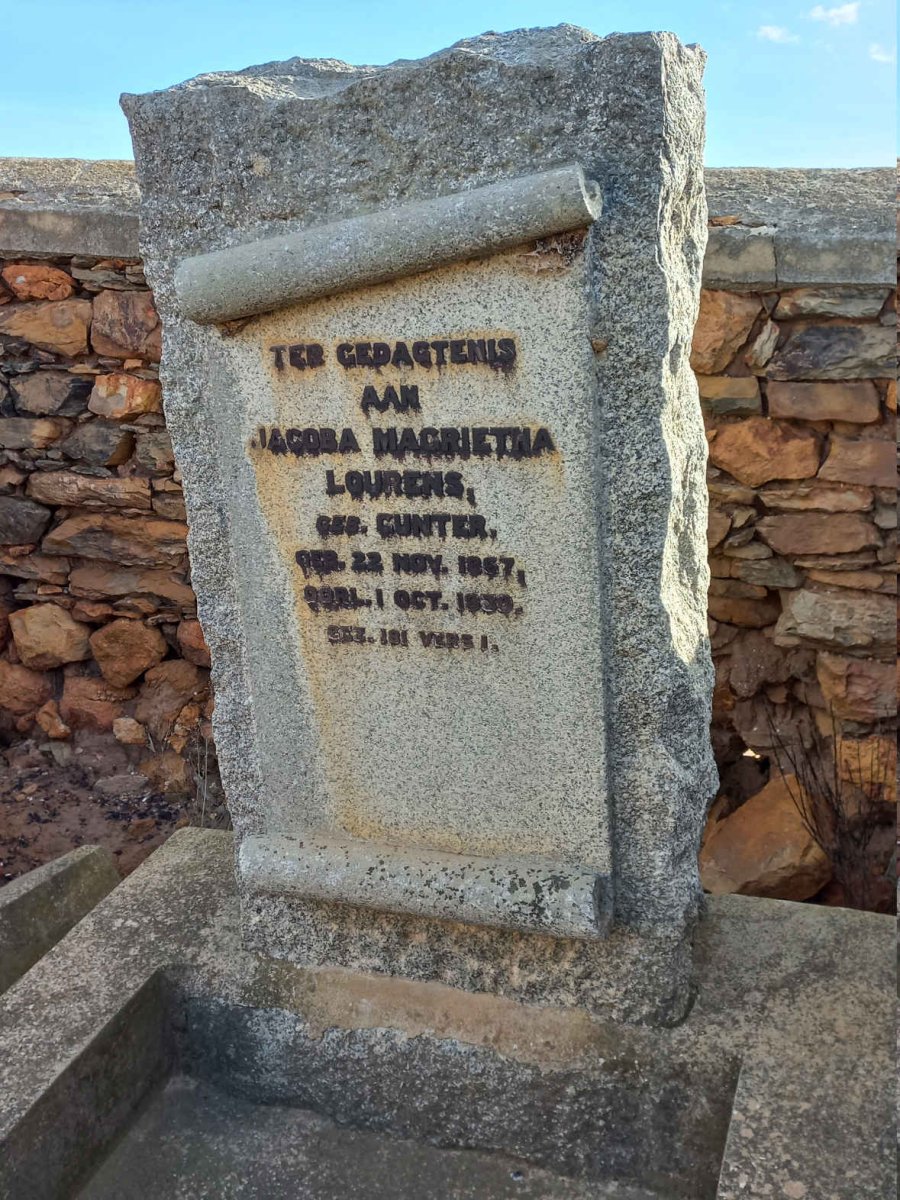 LOURENS Jacoba Magrietha nee GUNTER 1867-1939