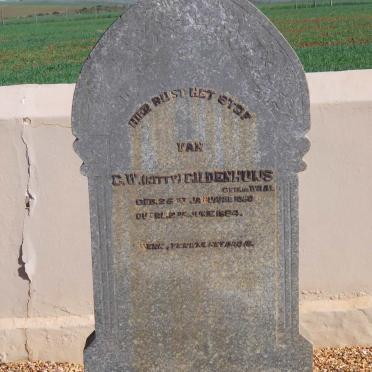GILDENHUYS C.W. nee DE WAAL 1850-1894