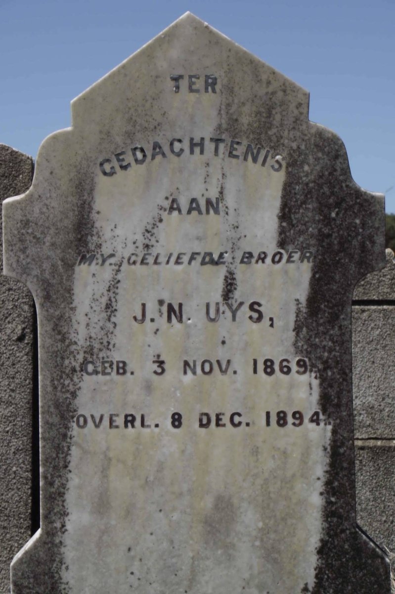 UYS J.N. 1869-1894