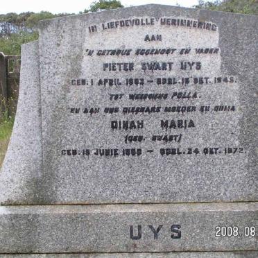 UYS Pieter Swart 1902-1945 &amp; Dinah Maria SWART 1900-1972