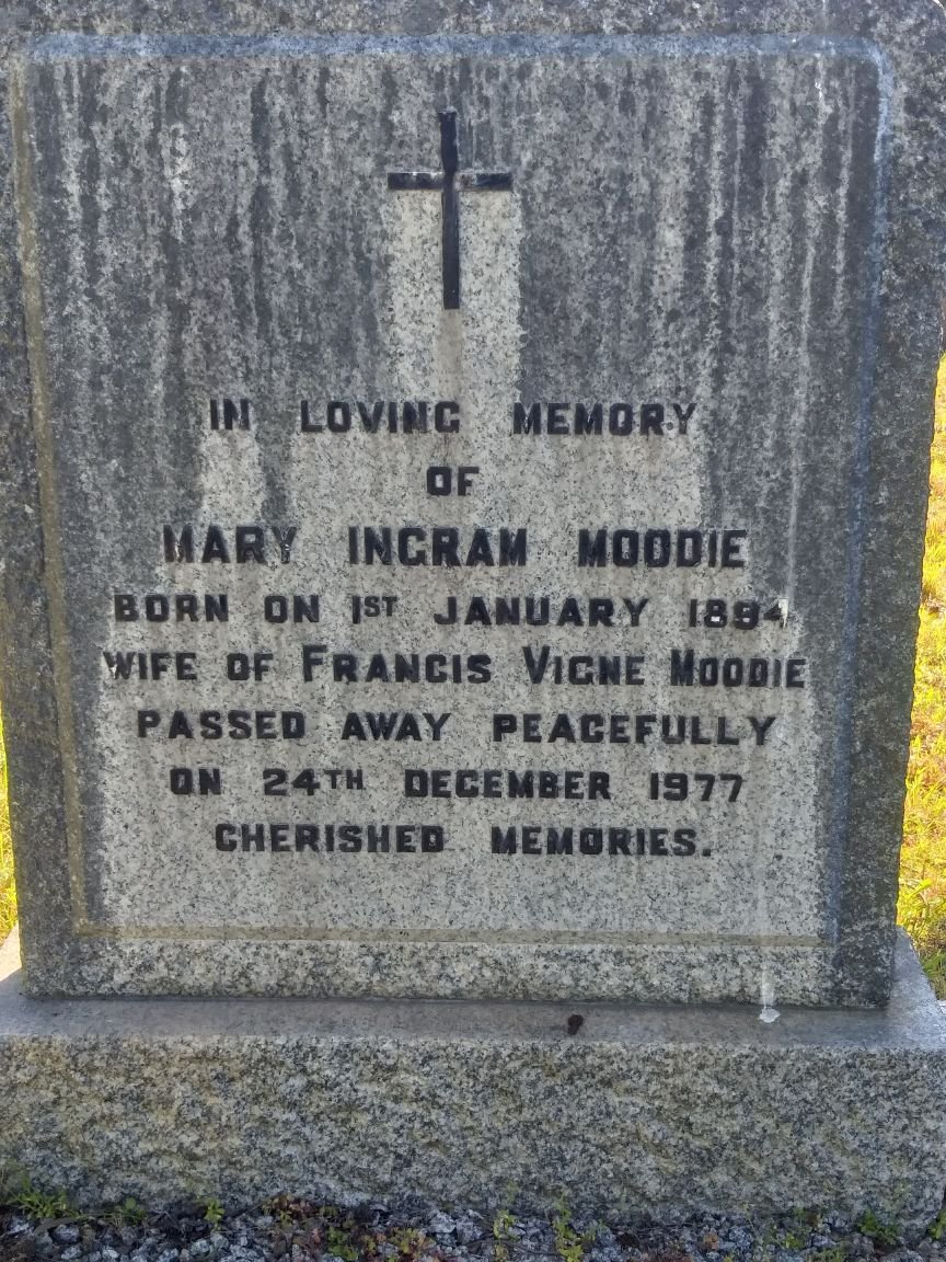 MOODIE Mary Ingram 1894-1977
