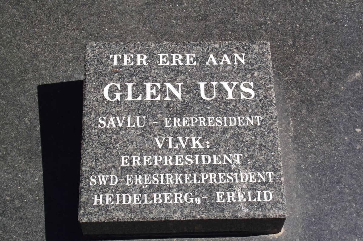 UYS Glen 1924-2007